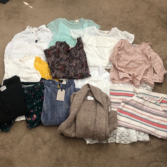 Zara Girls Bundle Of 15 Size :-9-10 Clothes